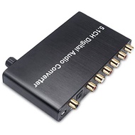 A008/DAC Converter 192KHz Audio Decoder with Volume Adjustable (5.1CH DAC)