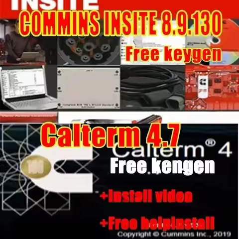 Cummin Insite 8.9 PRO + Calterm 4.7 MetaFiles v4.7.1.007 Engine Diagnostic Software free Keygen + fr