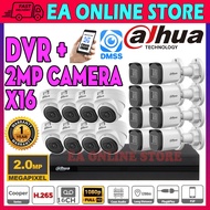 DAHUA 16-CHANNEL 2MP Full HD 2.0MP 1080P CCTV 16CH DVR recorder+Camera Package Set P2P connect View 