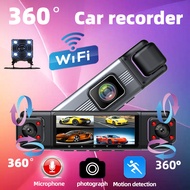 Lutan 4-Channel Dash Cam, 4 Cameras 360° Surround Coverage, WiFi Connect, Clear Night Vision, 1080P,