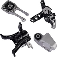 4PCS Engine Motor Mounts & Automatic Trans Mount Compatible with Toyota C-HR 2018-2022 L4 2.0L Autom