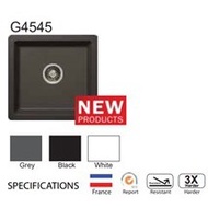 Sink Cavarro G4545 Grey Black White