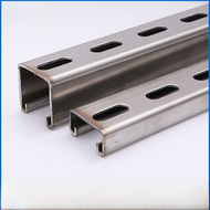 เหล็กกล้าไร้สนิม C-Shape Steel 304 แบบมีช่องสำหรับติดตั้งแผงโซลาร์เซลล์ โครงเหล็กสำหรับพื้นสูง ช่อง 