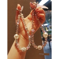 handphone chain phone charm Ins Women's Light Luxury Small Fresh Clip-on Bracelet