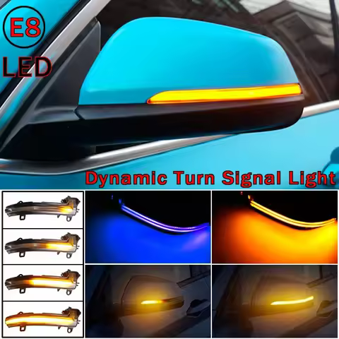 2pcs Dynamic Turn Signal LED Light Side Mirror Indicator For BMW X1 F48 F49 X2 F39 1er F40 2er F45 F
