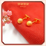 hikaw for kids girls earrings 18k saudi gold pawnable legit frosted beaded jewelry for women's gifts