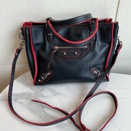 Balenciaga 機車拼色包小托特mini papier