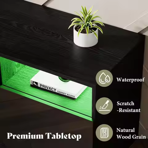 Brand new fast shipping 80 Inch Fireplace TV Stand with 40 Electric Fireplace and High Gloss Storage