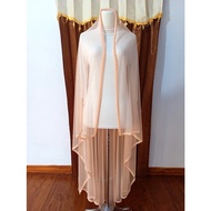 Slayer bridal veil/ bridal veil elegant bridal hijab/ bridal veil SALEM bridal veil