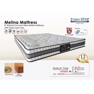 Melina Fibre Star Anti-Static Natural Coconut Fibre+Natural Latex Top Mattress 双人椰丝乳胶床褥床垫 kelapa sab