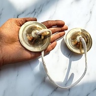 Shiva Lingam Shop Manjeera for Bhajan Manjeera 2.25 Inch Indian Percussion Musical Instrument, Krish