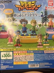 數碼暴龍 小丑皇木偶 雨傘吊飾 全8種