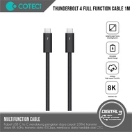 Coteci Data Cable USB C to C Thunderbolt 4 Full Function Cable 100W PD Fast Charging 8K HD Video - 87315