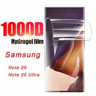 Samsung Galaxy Note 20 Ultra Note 10 9 8 Plus Clear Hydrogel Film Screen Protector Film