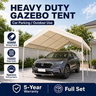 【GODDY】Heavy Duty Gazebo Tent Full Set 3x3M 3x4M 3x5M 3x6M Canopy Khemah Lipat Car Parking Pasar Mal