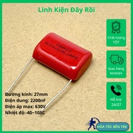 10pcs Candy Capacitors CBB22 630V 10nF 22nF 47nF 68nF 100nF 150nF 220nF 330nF 470nF 680nF 1000nF 220