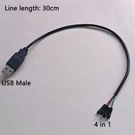1PC 30cm USB to XH2.54/PH2.0/2.54mm Pitch Connector Cable for Arduino Motor Motherboard Connection &