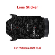 Customized Sticker For 7Artisans AF24mm F1.8 Decal Skin Camera Lens Vinyl Wrap Film Protector Coat 2