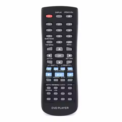 Replacement Remote Compatible For Panasonic N2QAYA000015 N2QAYA000080 DVD CD Player DVD‑S700 DVD‑S58