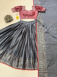 [PRE-ORDER] 2026 AUG READYMADE LEHENGA CHOLI 3-PIECE SET WITH BLOUSE AND DUPATTA | WOMEN’S INDIAN BO