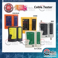 Network Cable Tester RJ45/RJ11, POE/RJ45, BNC, HDMI, USB LAN Cable Tester