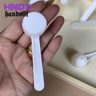 【HDS01】50/100pc 5g White Plastic Measuring Spoon Gram Scoop Food Baking Medicine Powder