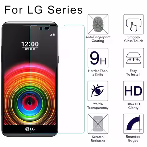Glass for LG V10 V20 V30 Plus V40 V50 ThinQ Protective Glass for LG W10 W30 Pro X Power 2 Screen Pho