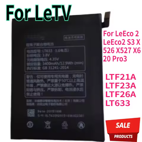 LTF21A LTF23A LTF26A LT633 Battery For LeTV LeEco 2 LeEco2 S3 X526 X527 X620 Pro3 Pro 3 X720 X722 X7