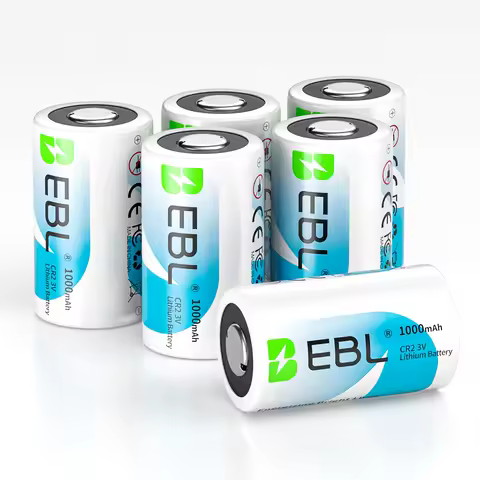EBL CR2 CR17355 XX CR15270 CR-2 TA Bulk 3V Lithium Battery ,1000mah