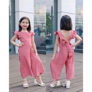 Jumpsuit butterfly for kids 2 to 9yr old
