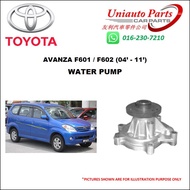 TOYOTA AVANZA F601 / F602 (04' - 11') WATER PUMP