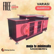 Meja tv led / Tabung 32 - 43 inch Rak minimalis modern murah kekinian Serbaguna [ Kartina 2 ]