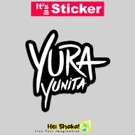 Yura Yunita Stickers, Music Music Music Music Music Stickers, Waterproof Vinyl Material