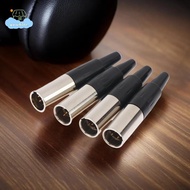 [LI] 1Pcs Small XLR Audio Straight Connector Mini XLR 3/4/5/6 Pin Female / Male Plug Male Soet For M