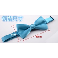 Children solid color bow tie candy smooth bow bowtie