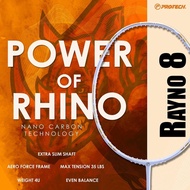 PROTECH RAYNO 8 WHITE MAX 35 LBS BADMINTON RACKET