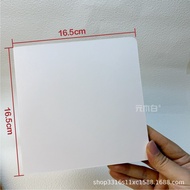 Buku nota kosong berukuran 16.5 inci persegi dengan 4 halaman bercorak rama-rama, buku 3D khas studi