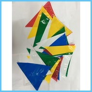 ¤ ● ◴ MAKAPAL** Local made** 10 Meters Assorted Color Fiesta Flag Banderitas / Fiesta Banderitas