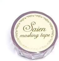 Kamiiso SAIENUR-3045 Japanese Washi Masking Tape, Made in Japan, 0.6 inches (15 mm) x 23.4 ft (7 m) 