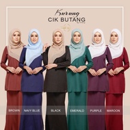 [XS-4XL] CIK BUTANG KURUNG LESS IRON READY STOCK
