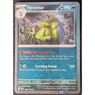 2025 Pokemon Jtg En-Journey Together 095 Tyranitar Mega Evolution Blister Promo Cosmos Holo Card Ori
