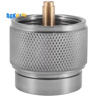 Camping Stove Adapter 1LB Propane Small Tank Input and a Lindal Valve EN417 Output Outdoor Cylinder 