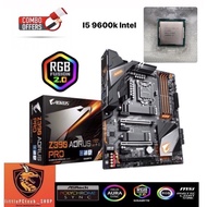 Z390 Auros pro motherboard with i5 9600K Intel Cpu