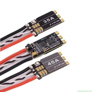 amonoqa For BLHeli-S 2-6S Brushless Programmable LED Light 35A 45A Electronic