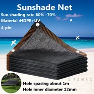 polycarbonate roofing sheet 4-pin UV Protection Black Sun Succulents Plants Protection Cover House