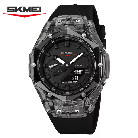 SKMEI 2411 Electronic Watch Fashion Sport Men's Wristwatch Daylight Saving Time Countdown Digital Wa