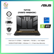 Asus Gaming Laptop TUF F15 FX507Z-RHQ043W 15.6" WQHD 165Hz Mecha Gray ( I7-12700H, 16GB, 1TB SSD, RTX 3070 8GB, W11 )