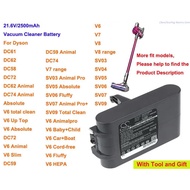 Cameron Sino 2500mAh Battery 965874-02 for Dyson DC58, DC61, DC62, DC72,SV03, V7, V6, DC74, V8, SV04