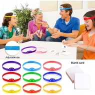 Who Game, Adjustable Party Headbands,2-4 Player Games, With Blank Cards, Who Game Suitable For Adult