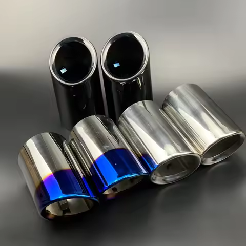 Car Exhaust Tube Pipe Cover For Audi A1 A3 A4 A5 A6 Q3 Q5 Q7 4L BMW 3 5-serier E90 E92 F30 F31 F32 F